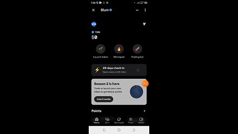Blum new update !! telegram mini app !! free earning apps