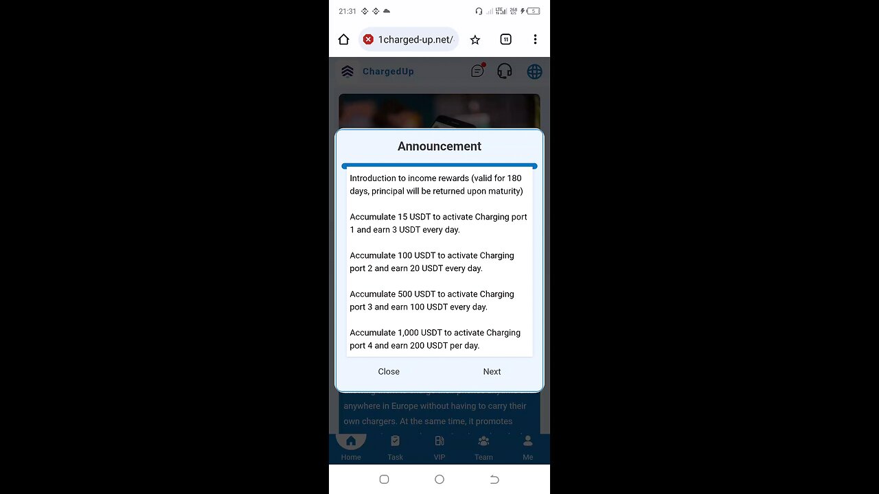 New latest legitimate staking project launched today/ chargedUp staking platform