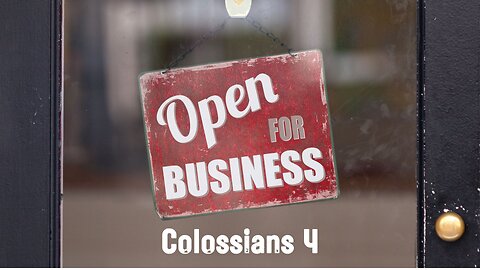 Open for Business - Pastor Jeremy Stout