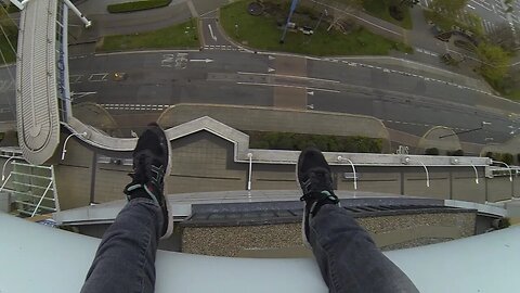 Climbing the West Quay Shopping Centre Ally Law