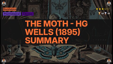 The Moth - HG Wells (1895) Summary