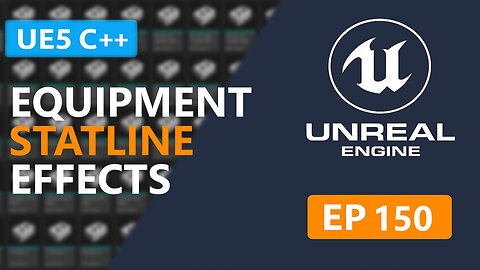 UE5 C++ Survival Game | Updating Player Stats from Equipment - EP 150
