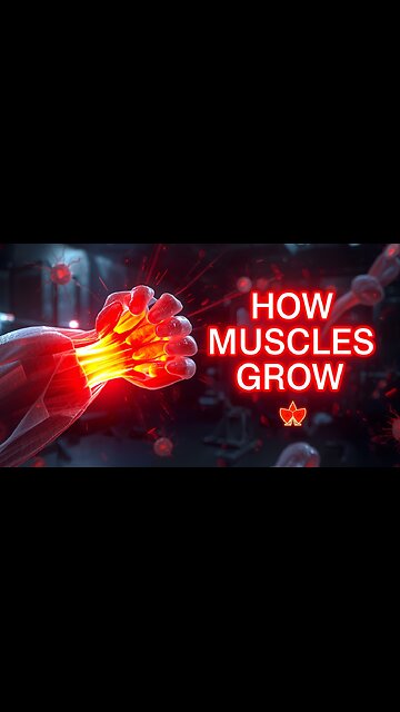 How Muscles Actually Grow 💪 | The Secret Science Behind Your Gains #Shorts