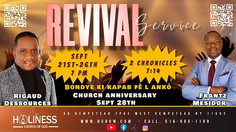 🔴 HCOG LIVE | Revival Day 5 | Sept 25 2025