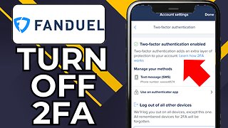 HOW TO TURN OFF TWO FACTOR AUTHENTICATION FANDUEL