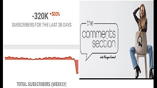 The Comments section without Brett Cooper down 320k subs, statistical updates and top comments