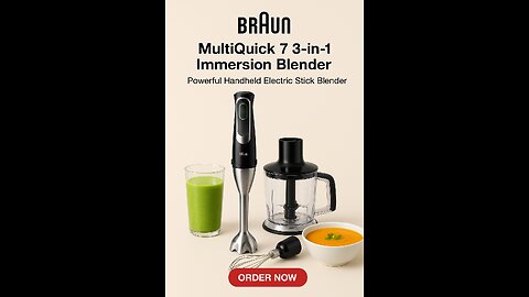 3-in-1 Functionality: Chop, beat, and whisk effortlessly