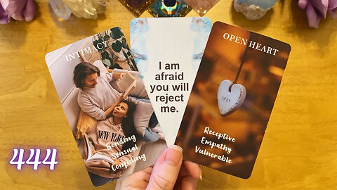I WAS AFRAID TO OPEN MY HEART TO YOU & NOW I'M AFRAID I'VE LOST YOU 😰 (COLLECTIVE LOVE READING) 444