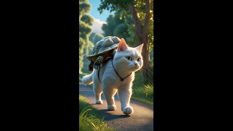 Cat and Tortoise's Journey"