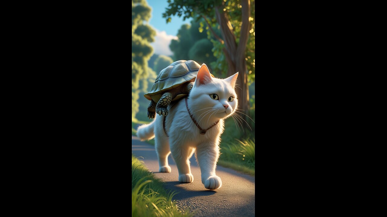 Cat and Tortoise's Journey"