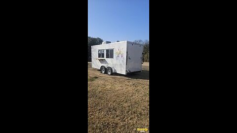 Turnkey 2022 - 7' x 18' Shaved Ice Trailer | Snowball Concession Trailer for Sale in Texas!