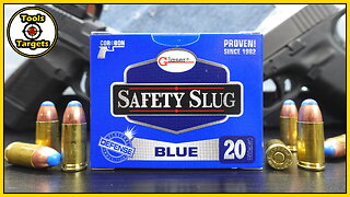 Nightmare at 20,000 Feet!...9MM +P CorBon Glaser Safety Slug Ballistic Gel AMMO Test & Review!