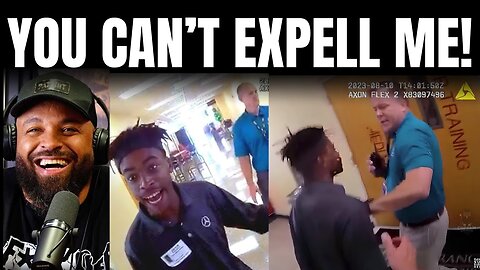 Expelled Student Squares up to Teacher and then FIGHTS Police! He gets Reality Check