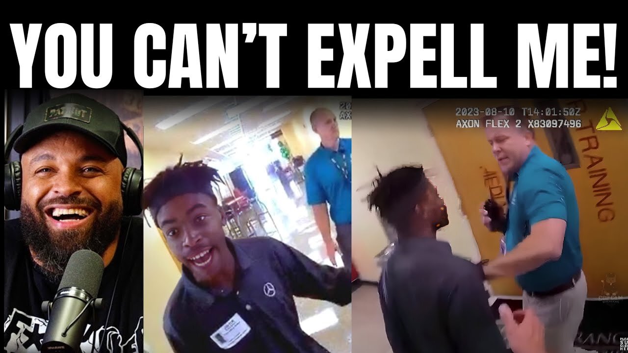 Expelled Student Squares up to Teacher and then FIGHTS Police! He gets Reality Check