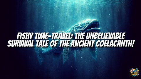 Fishy Time-Travel: The Unbelievable Survival Tale of the Ancient Coelacanth!