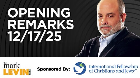 Mark's Opening Remarks - 12/17/25