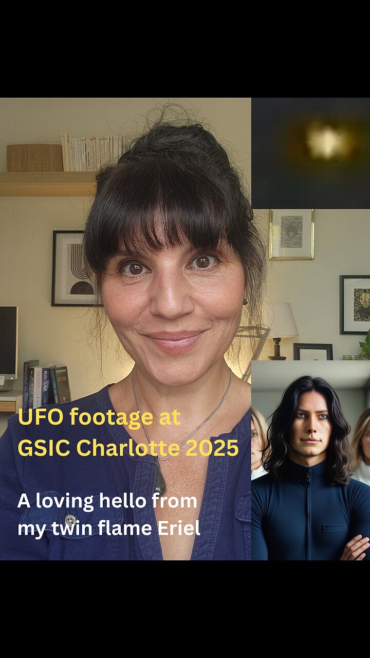 A loving hello from my twin flame Eriel | UFO footage at GSIC Charlotte 2025