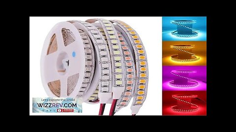 White Led Lights Strip 12V Waterproof 5M Led Tape 2835 Adhesive Led Review