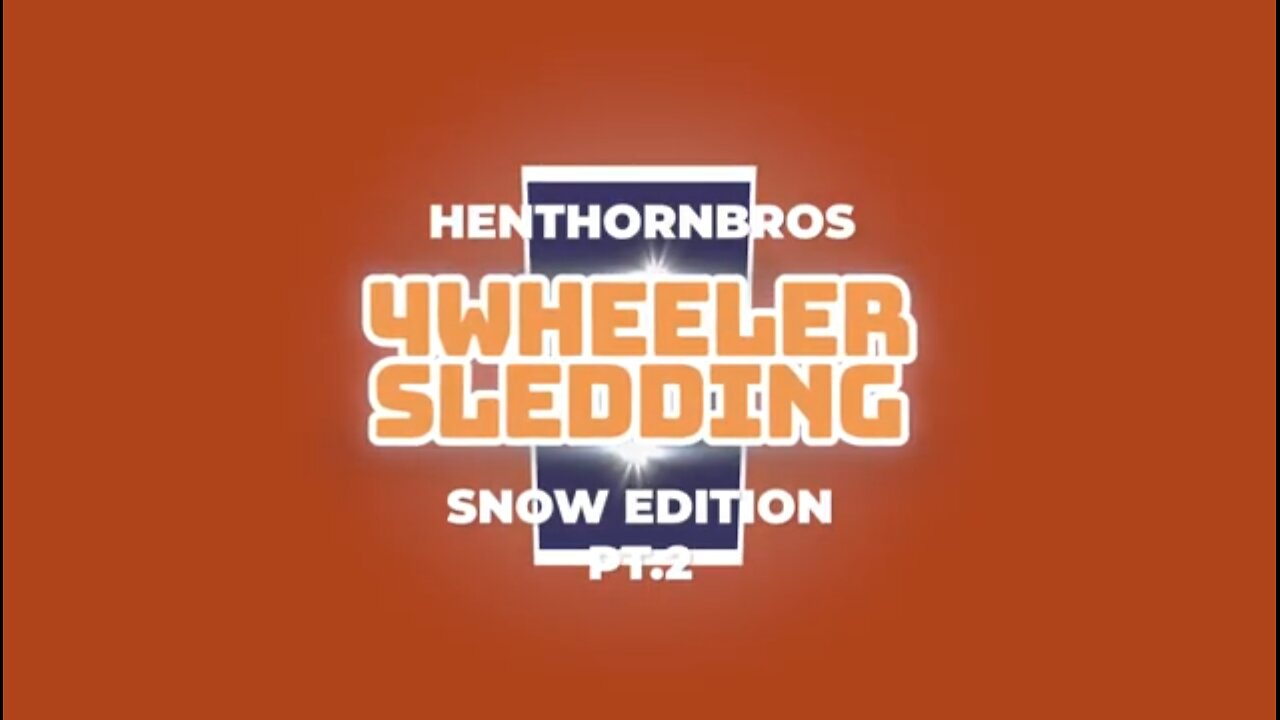 4Wheeler Sledding Snow Edition Pt.2 (Ft. Jace Kauffman)