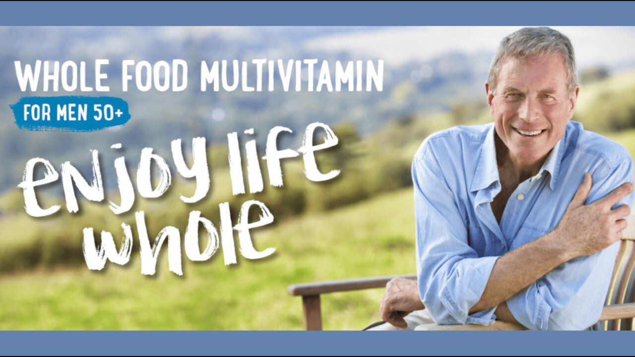 NATURELO Whole Food Multivitamin for Men 50+