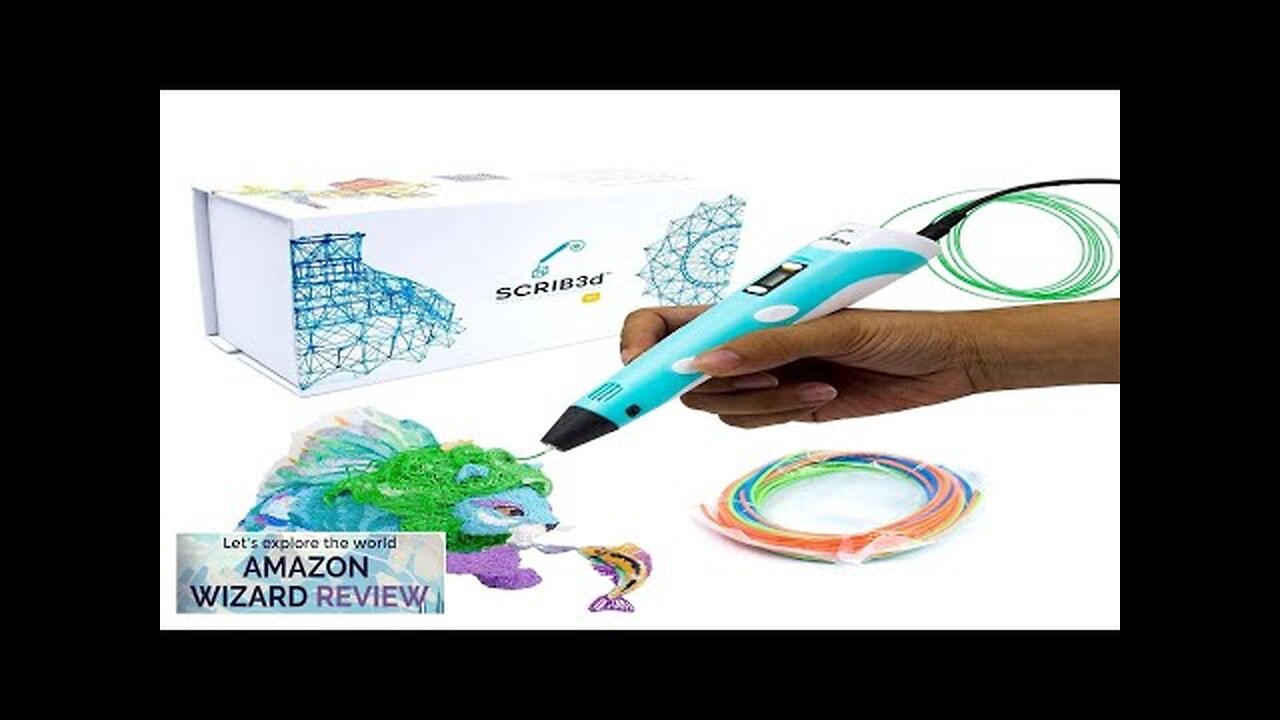 SCRIB3D P1 3D Printing Pen with Display Includes 3D Pen 3 Review