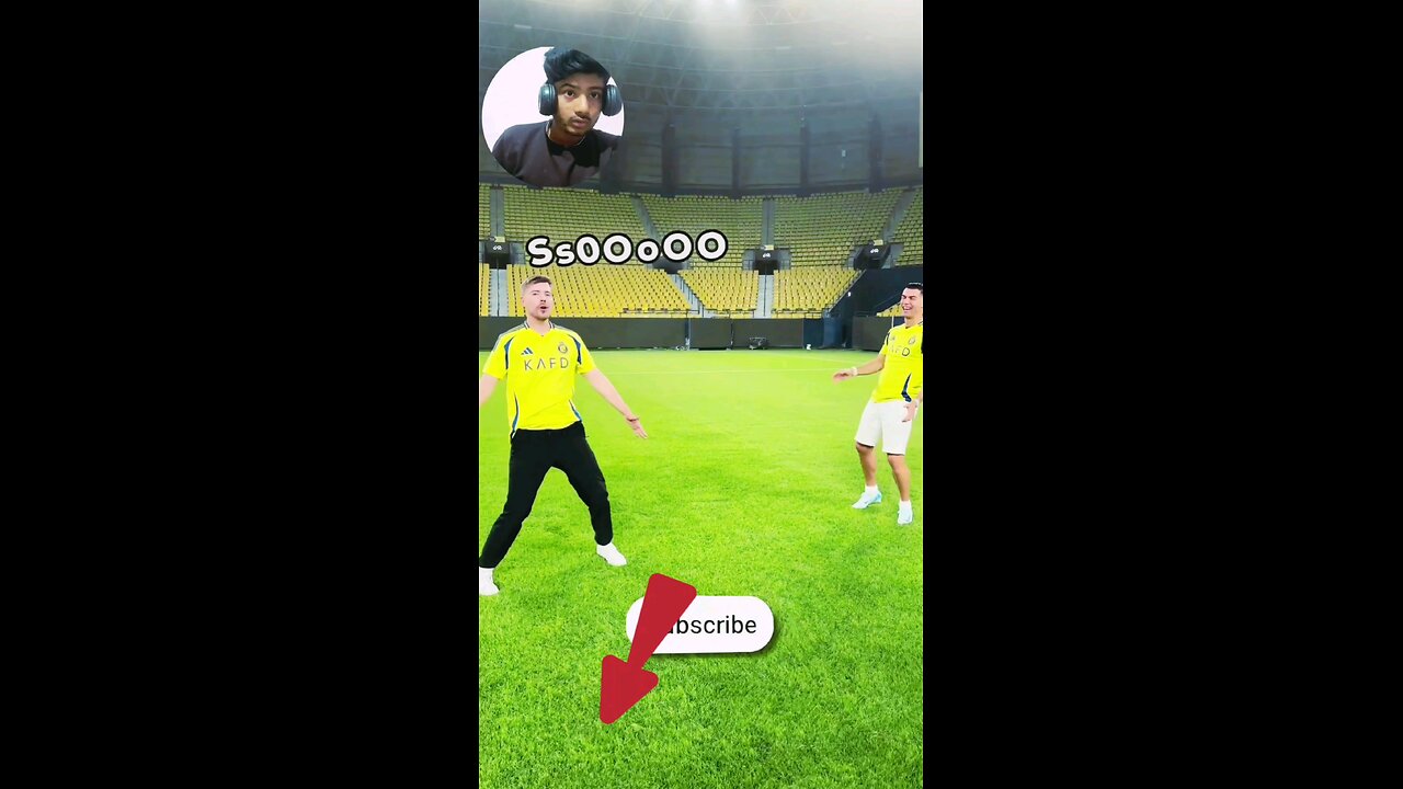 mrbeast vs Ronaldo siuuu challenge 😱reaction hindi