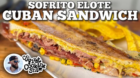 Sofrito Elote Cuban Sandwich on the Blackstone Griddle