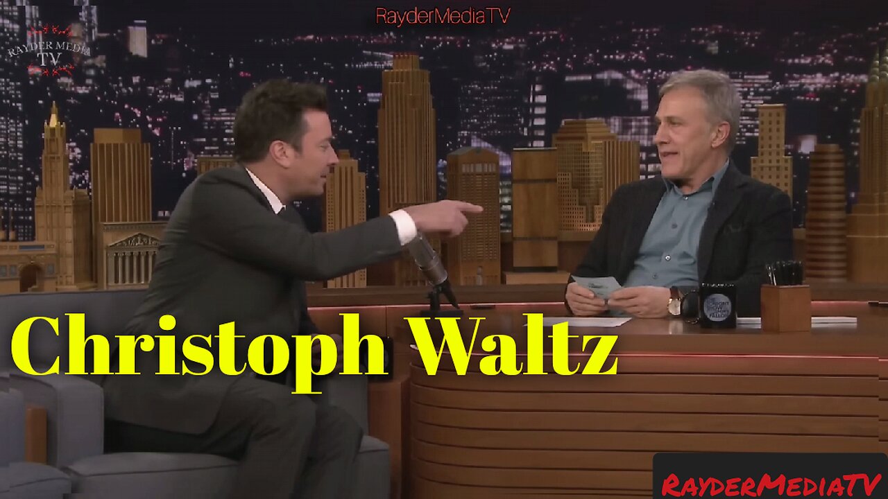 Christoph Waltz Gives Jimmy Fallon a German Words Quiz