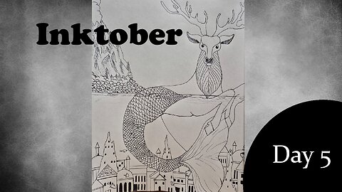 Inktober Day 5 - Deer