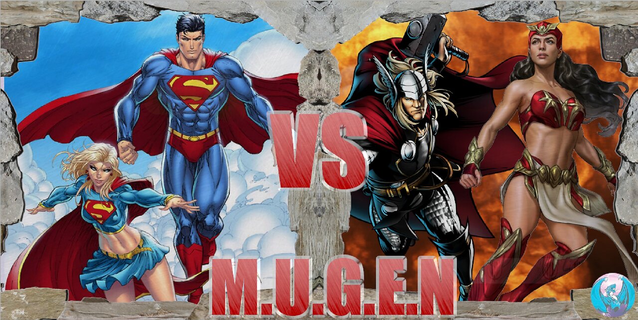 Superman & Supergirl VS Thor & Darna | MUGEN Request!