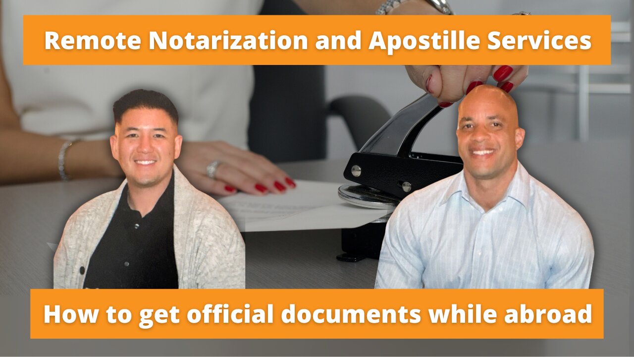 How To Notarize and Apostille Documents From Anywhere