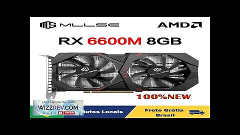 MLLSE AMD RX 6600M 8GB Video Card GPU GDDR6 128Bit 7nm Placa Review