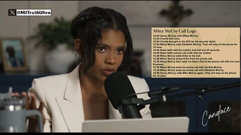 UPDATE: Erika Kirk Gave MIKEY MCCOY'S Call Logs to Candace Owens 12.16.25