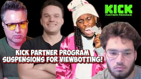 KICK PARTNER PROGRAM SUSPENSIONS FOR VIEWBOTTING! + KAI HITS 1 MILLION SUBS! #adinross #kaicenat