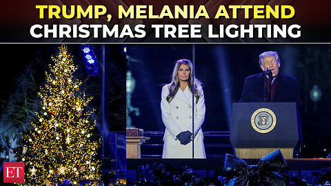 Religion coming back to USA’: Trump, Melania light the National Mall Christmas tree at White House