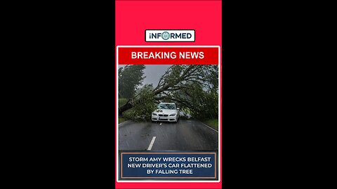 New driver’s car crushed