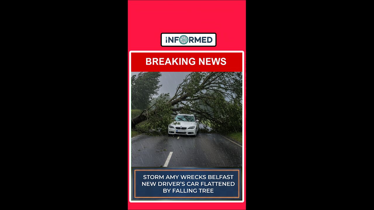 New driver’s car crushed
