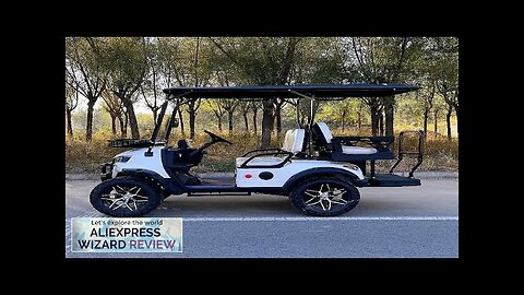 2024 New Lithium Battery Electric Golf Cart 4 Seats 48/72V 5000W AC Review