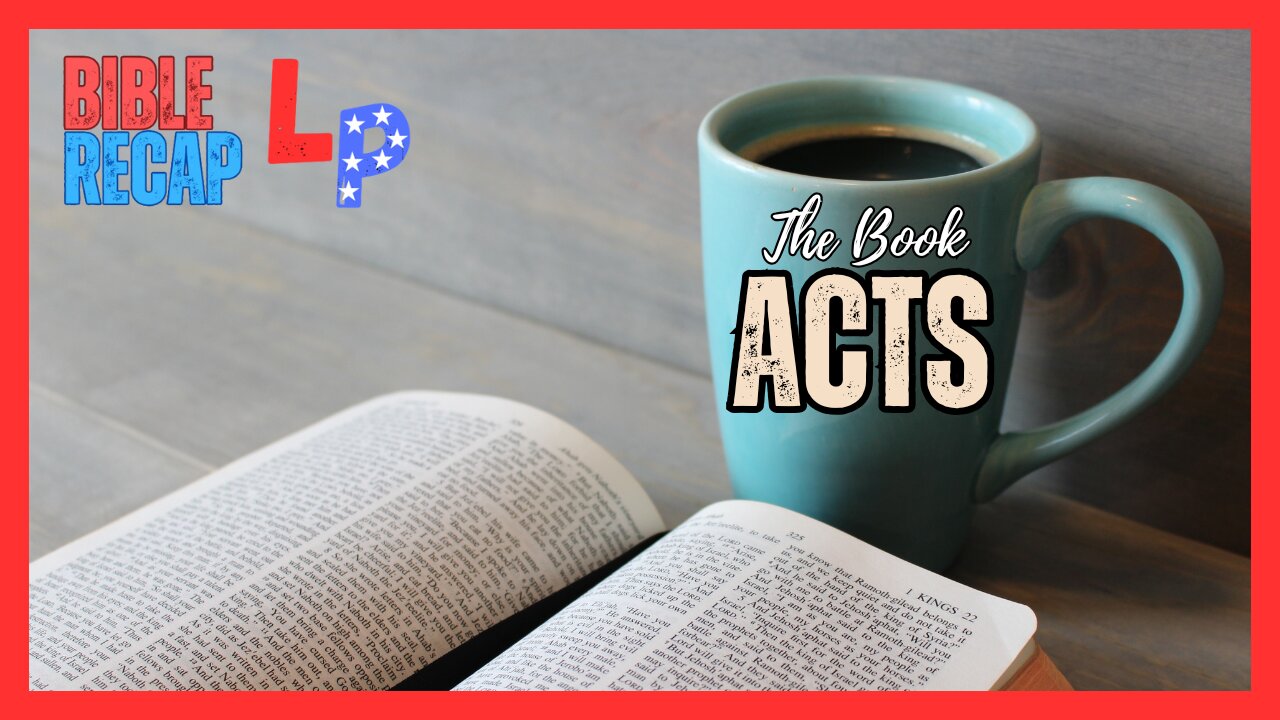 Starting The Book Of Acts!!