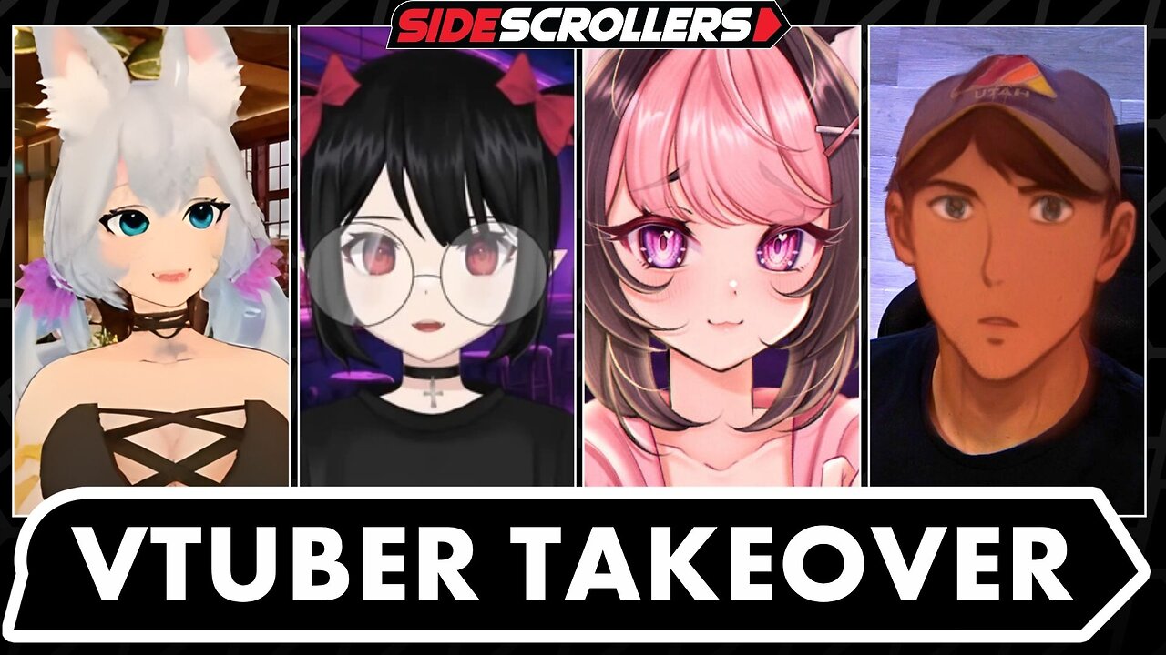 Side Scrollers VTuber TAKE OVER with Kirsche, Rev Says Desu & DarlingStrawb | Side Scrollers