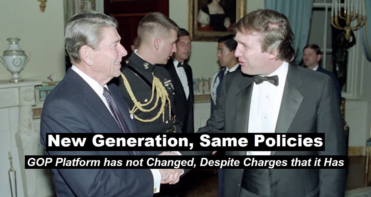 New Generation, Same Policies (Trump and Reagan)