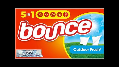 Bounce Dryer Sheets Laundry Fabric Softener Outdoor Fresh 240 Review