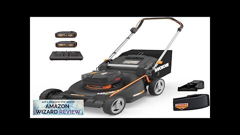 Worx Nitro 40V 21" Push Lawn Mower w/Aerodeck & IntelliCut Brushless Battery Review