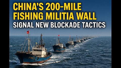 China’s 200‑Mile Fishing Militia Walls Signal New Blockade Tactics