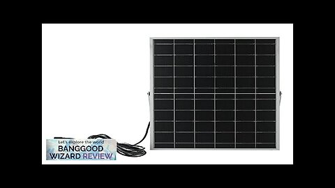 50W Portable Solar Panel Dual DC USB Charger Kit Solar Power Panel Review