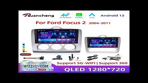 Android 12 Car Radio for Ford Focus 2 3 Mk2 Mk3 2004 Review