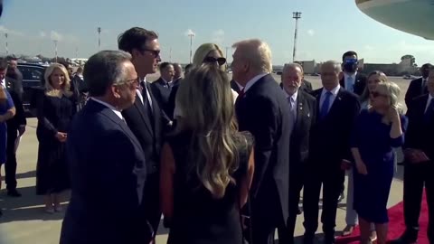 Trump being welcomed in Hell Aviv by Ivanka and Jared Kushner | It’s disturbing to me that a large majority still don’t understand what is happening
