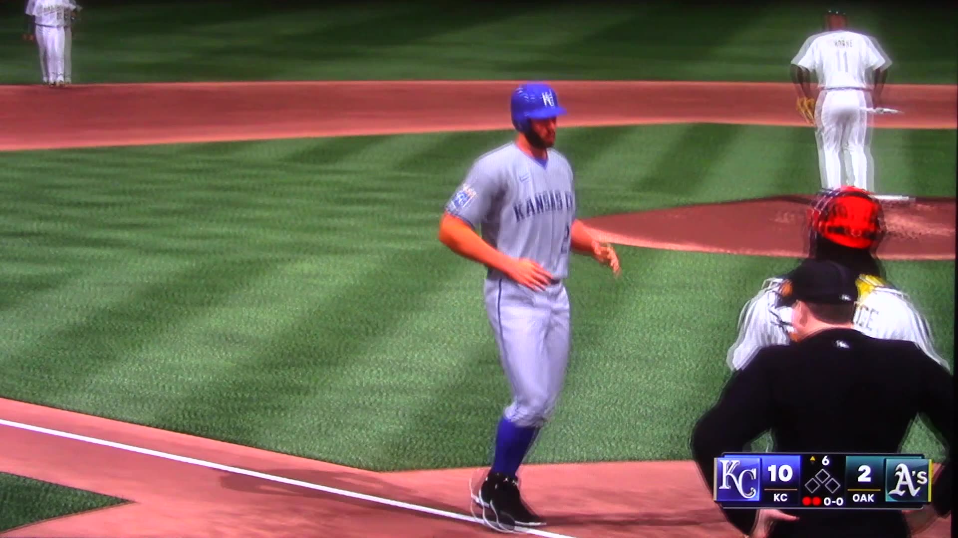MLB The Show: Kansas City Royals vs Oakland Athletics (S22 G30)