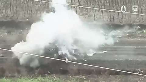 Russian Soldier Brings Gun to a Drone Fight