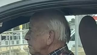 Who is that? Biden driving? Or, the actor who played Biden?